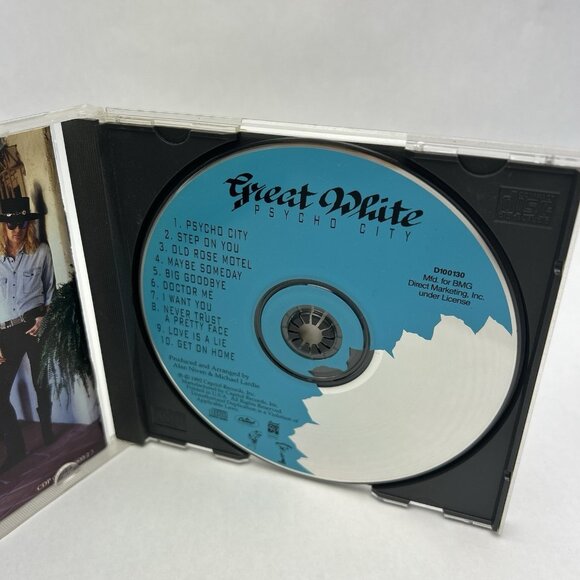 Psycho City by Great White (1992) Audio CD - Picture 3 of 4